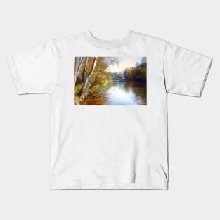 Wattle Time - Goulburn River Kids T-Shirt